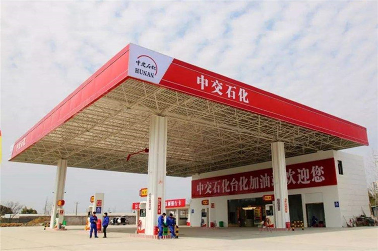 九台加油站钢结构网架案例6